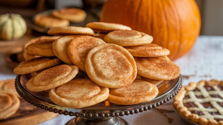 pumpkin snickerdoodle cookies