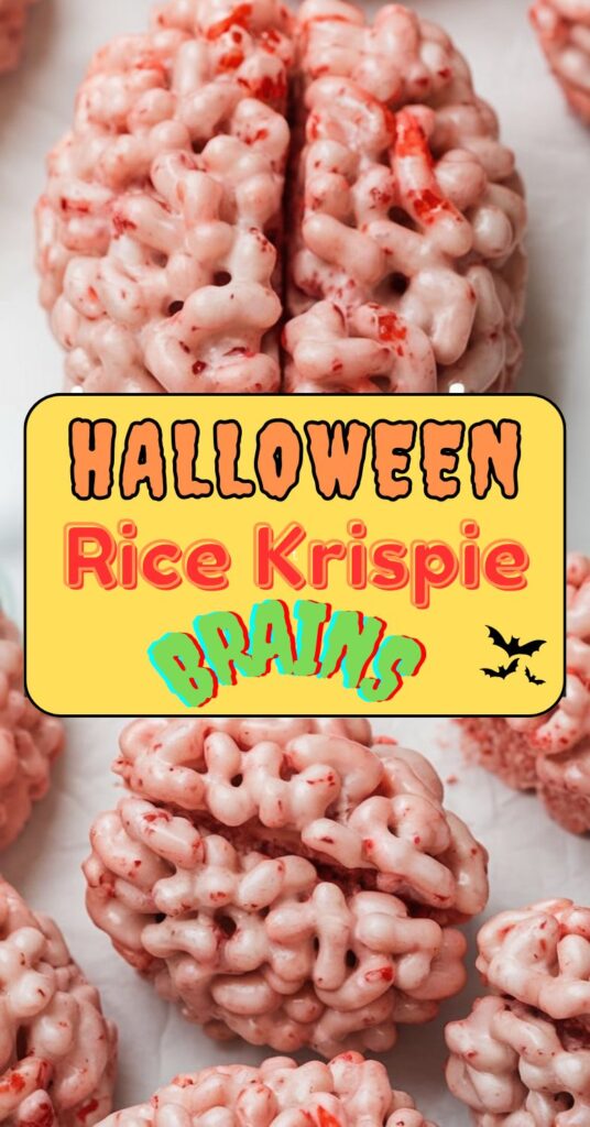 halloween rice krispies brains