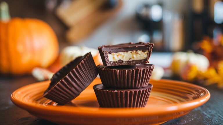 homemade reese's peanut butter cups for halloween