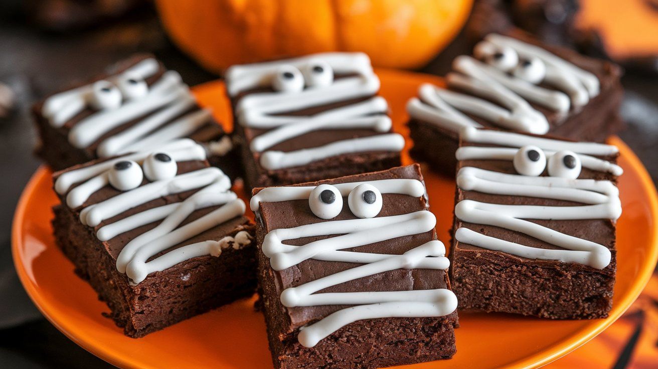 Mummy Brownie Bites