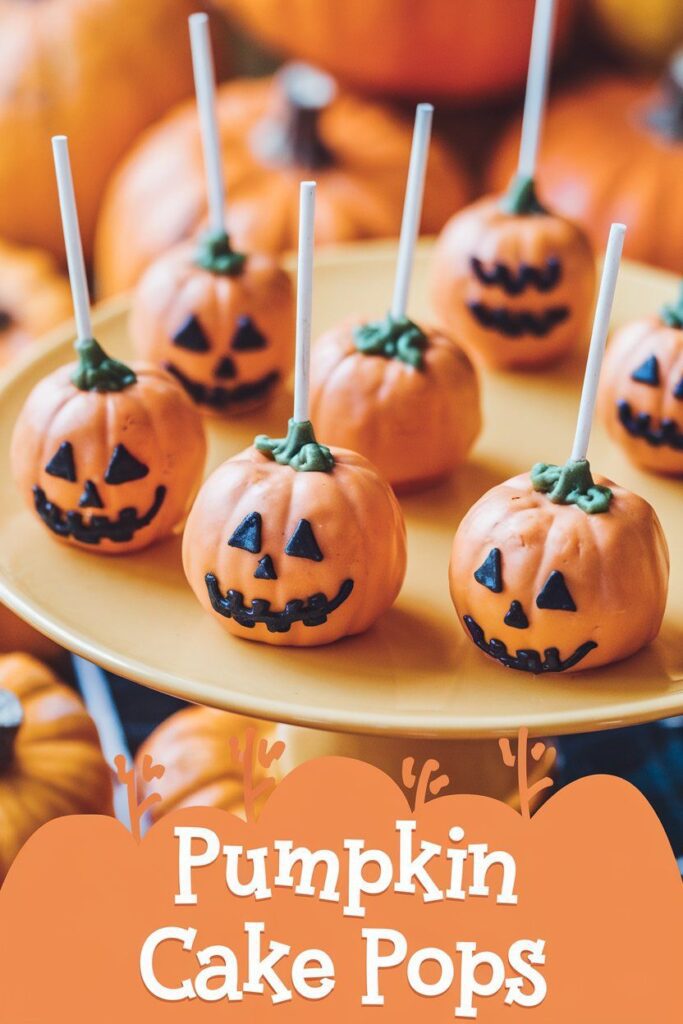 pumpkin cake bites for halloween