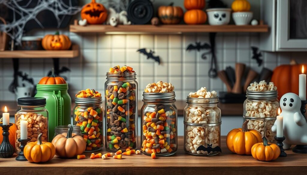 storage for Halloween snacks storage for Halloween snacks