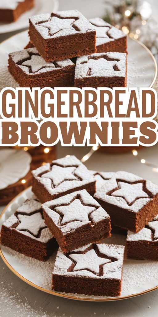 gingerbread brownies
