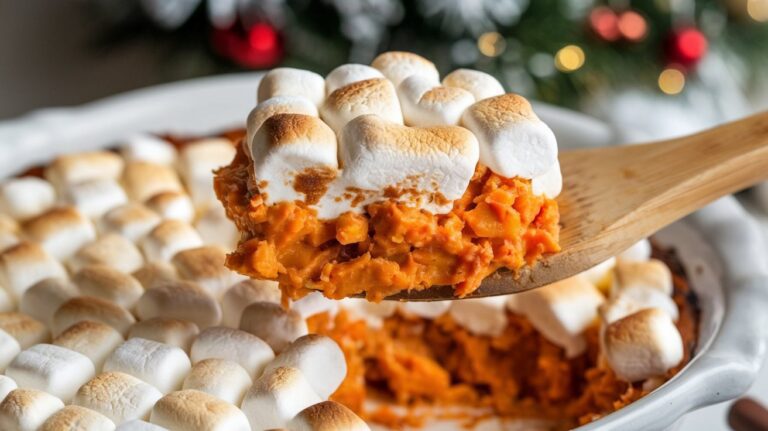 sweet potato casserole with marshmallows
