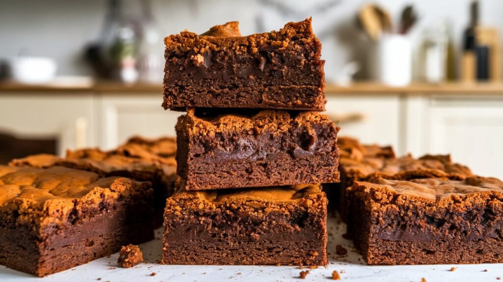 Chocolate and Spice Desserts gingerbread brownies