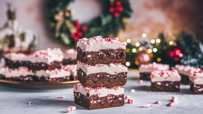 peppermint bark brownies