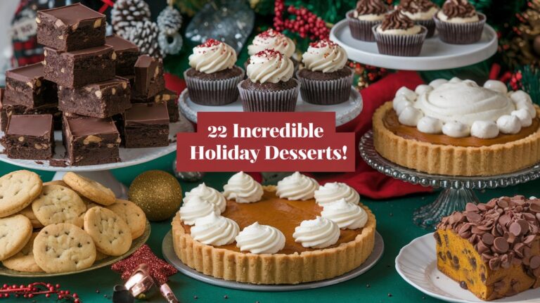 22 incredible holiday desserts