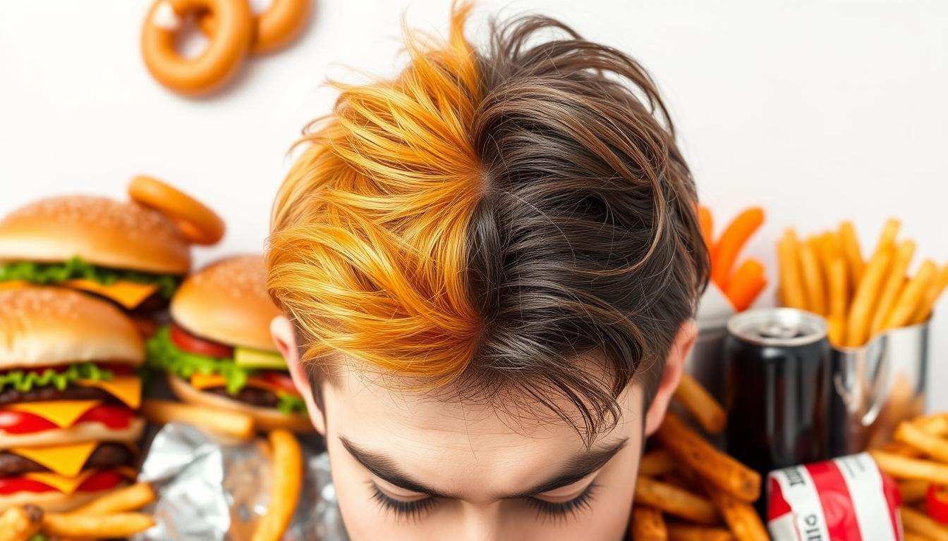 Can Growth n Eating Junk Food Affect Your Hair