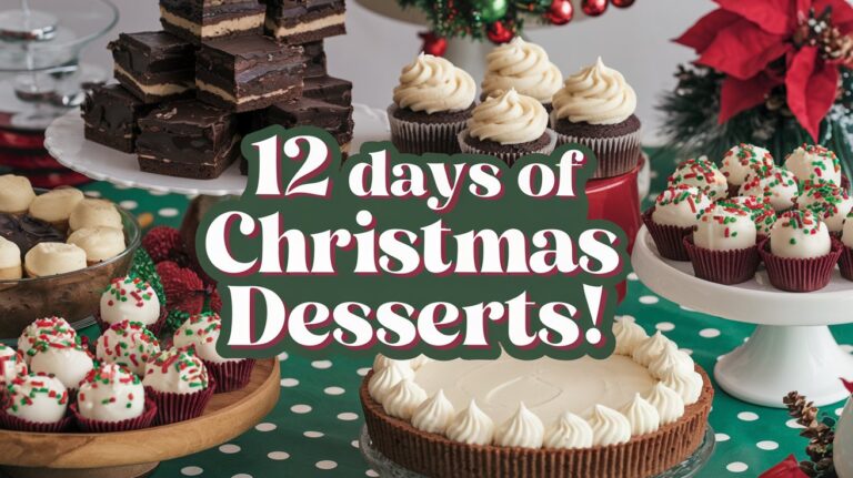 12 days of christmas desserts