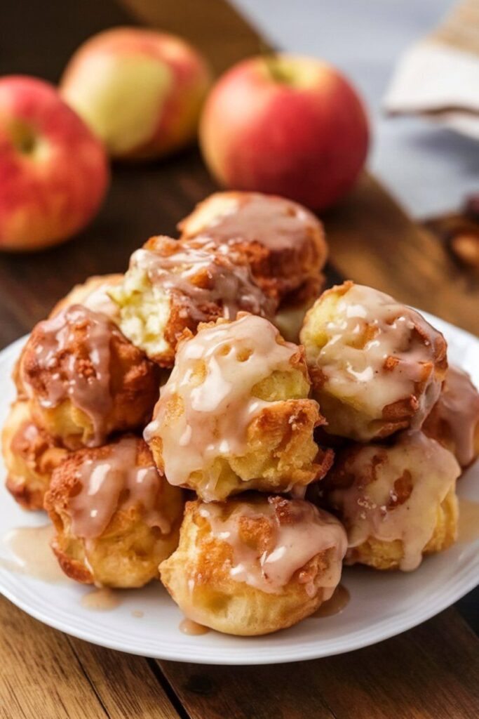 apple fritter bites