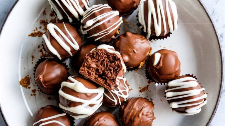 brownie truffles AKA brownie balls