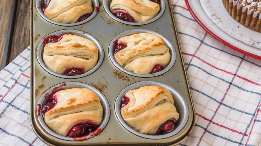 folding techniques cherry pie bites