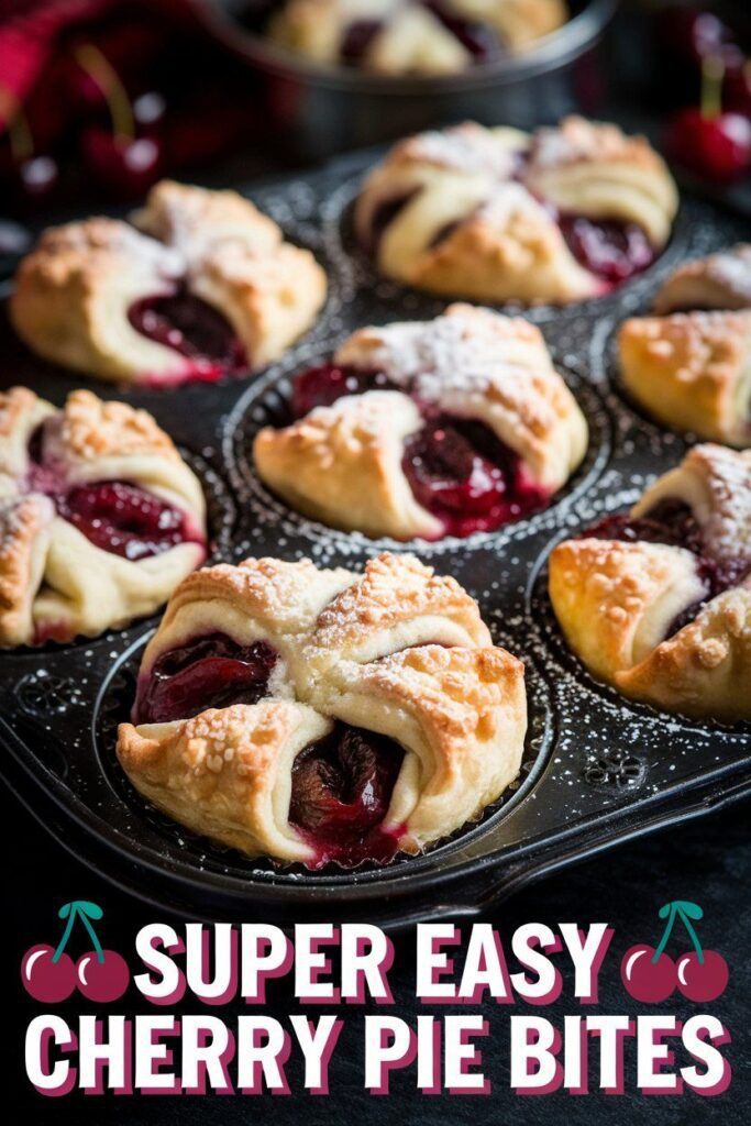 recipe variations cherry pie bites