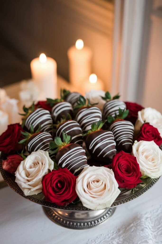 Valentine's Day Desserts: chocolate covered strawberries