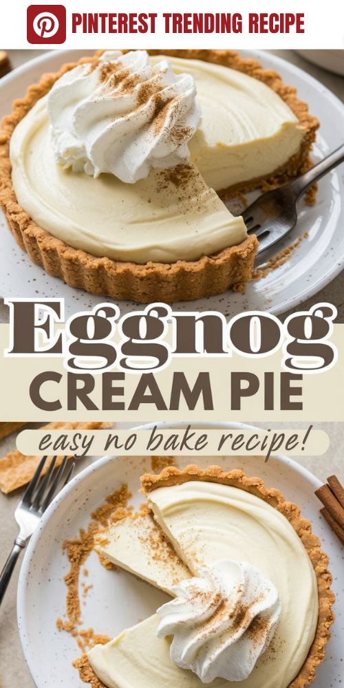 eggnog cream pie