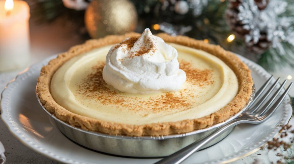 eggnog cream pie