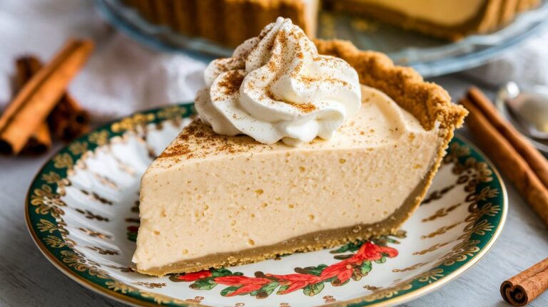 eggnog cream pie