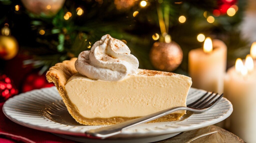 eggnog cream pie