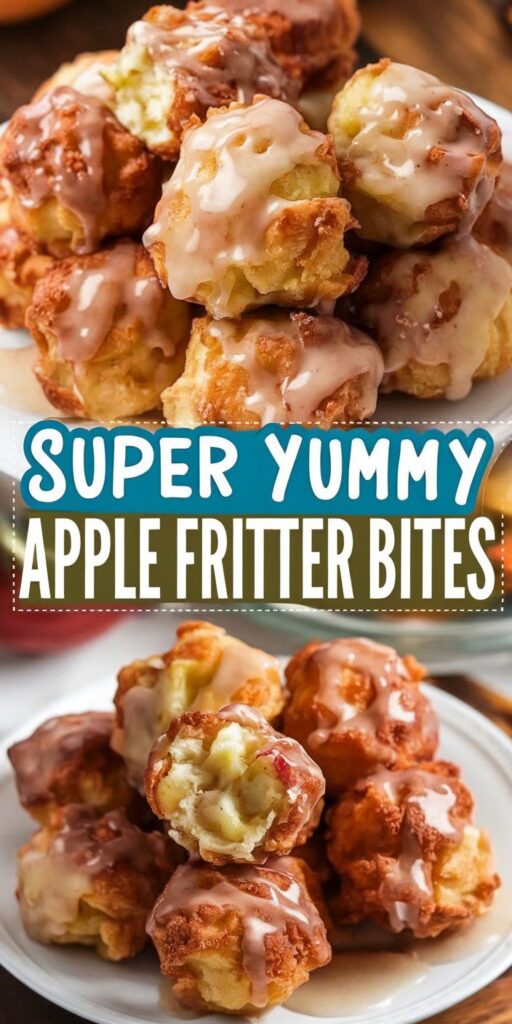 apple fritter bites