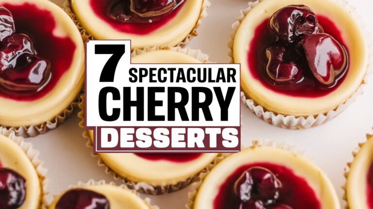 7 cherry desserts